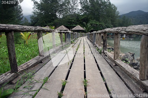 Image of wooden bridge horizontal