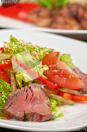 Image of beef salad