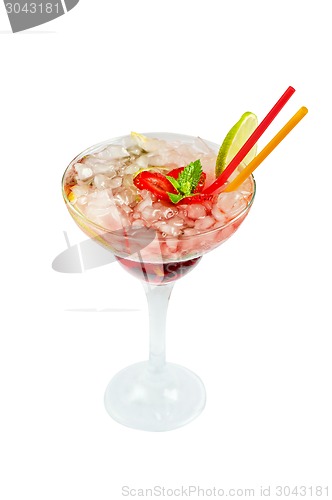 Image of Strawberry mohito cocktail