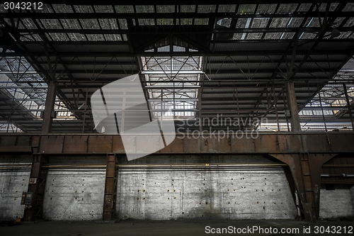 Image of Large industrial hall under construction