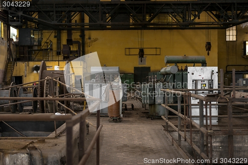 Image of Electricity distribution hall in metal industry