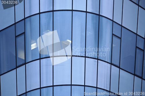 Image of Abstract picture of a modern building