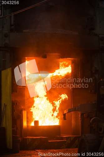 Image of Hot iron in smeltery