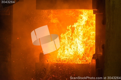 Image of Hot iron in smeltery