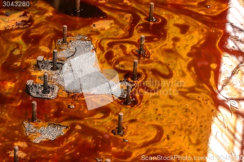 Image of Polluted water in tank