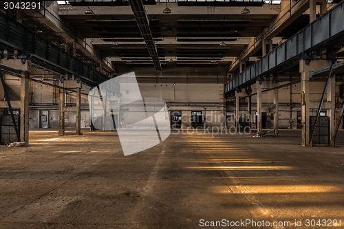 Image of Large industrial hall of a repair station