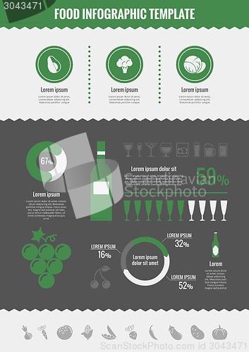 Image of Alcohol Infographic Elements.