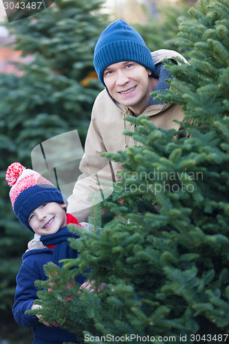 Image of family at winter