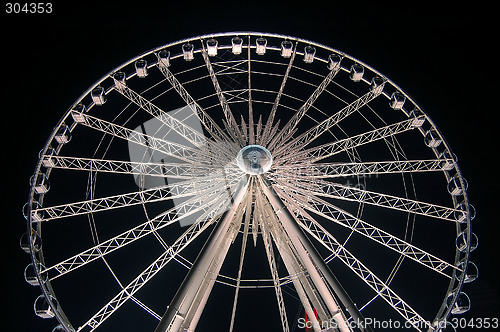 Image of Illuminated Ferry Wheel