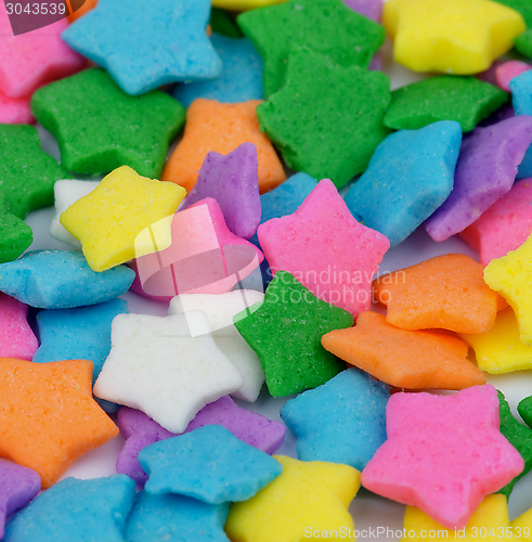 Image of Multi Colored Stars Sprinkles 