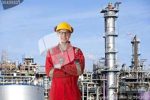 Image of Petrochemical factory operator