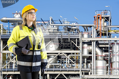 Image of Petrochemical plant operator