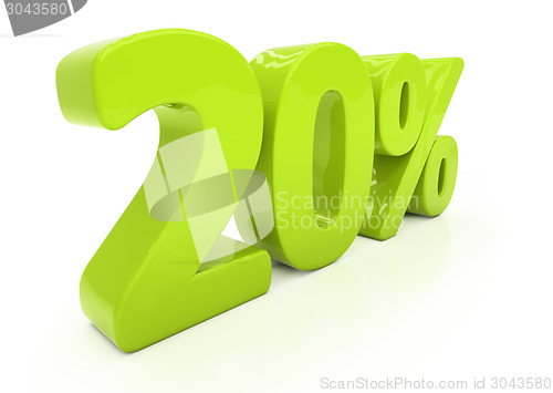 Image of 3D twenty percent