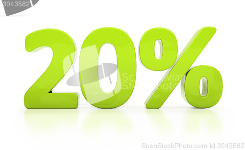 Image of 3D twenty percent