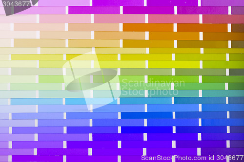 Image of Vector colour card (paper) with various colors 