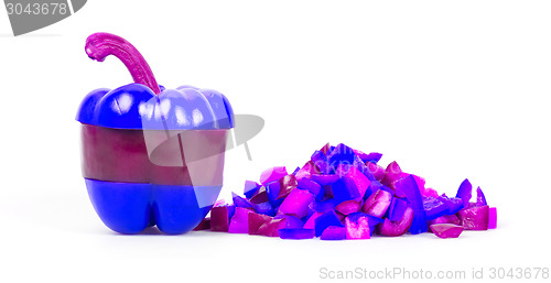 Image of Neon colored pepper