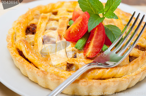 Image of home made beef pie