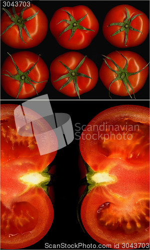 Image of tomatoes collage
