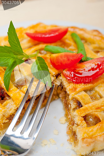 Image of home made beef pie