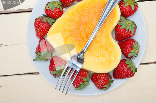Image of heart cheesecake