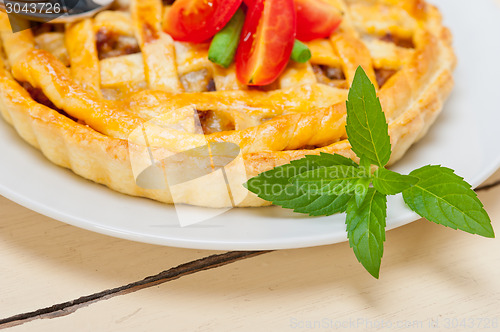 Image of home made beef pie