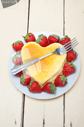 Image of heart cheesecake