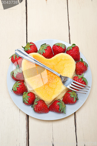 Image of heart cheesecake