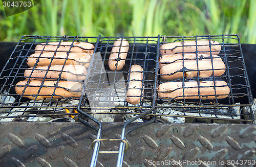 Image of Summer outside barbecue