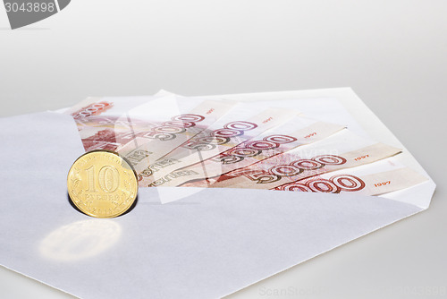 Image of Banknotes in envelope