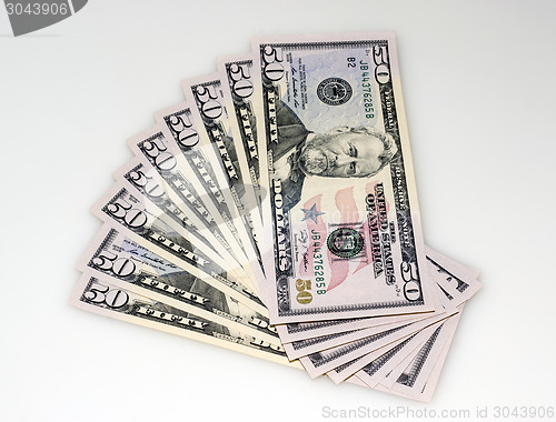 Image of A few dollar bank bills