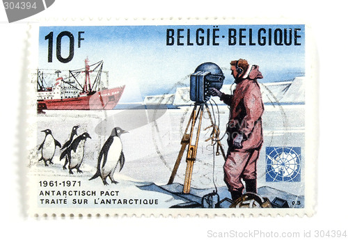 Image of Belgian postage stamps