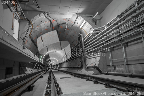 Image of Underground tunnel for the subway