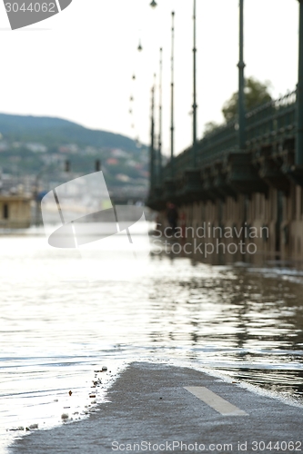 Image of Abstract photo of water and rock