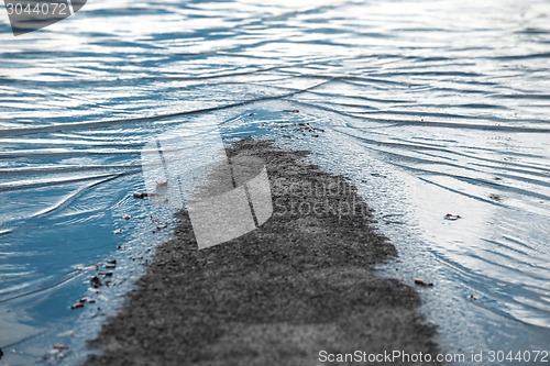 Image of Abstract photo of water and rock