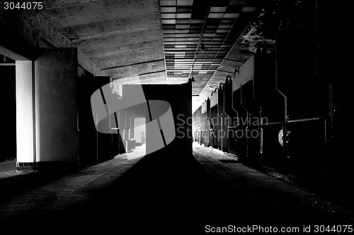 Image of Dark and abandoned place