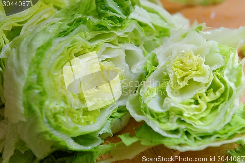 Image of Fresh Green Iceberg lettuce