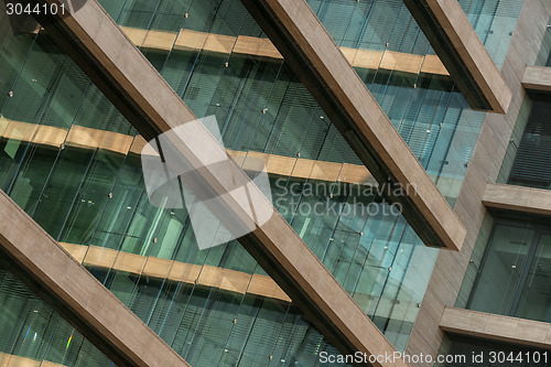 Image of Abstract picture of a modern building