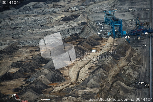 Image of Industrial mining machine in mine