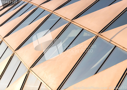 Image of Abstract picture of a modern building