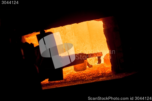 Image of Hot iron in smeltery