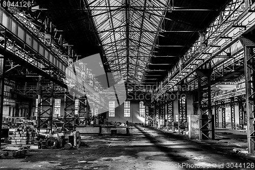 Image of Large industrial hall of a repair station