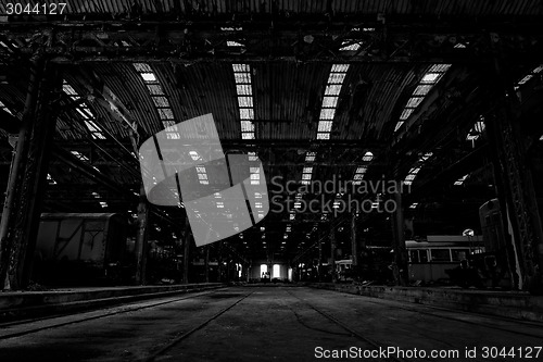 Image of Large industrial hall of a repair station