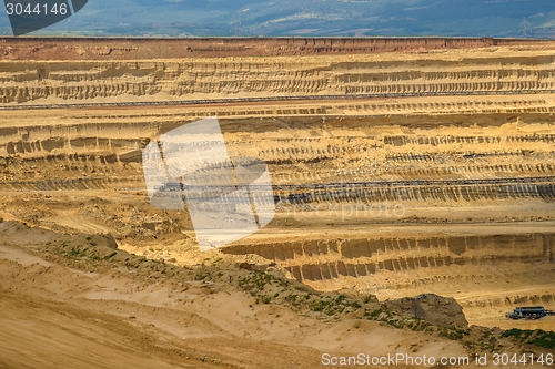 Image of Industrial mining machine in mine