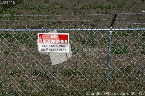 Image of No trespassing - private property