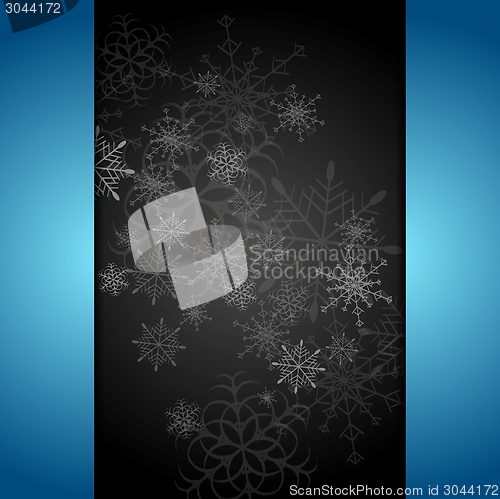 Image of Dark abstract Christmas background