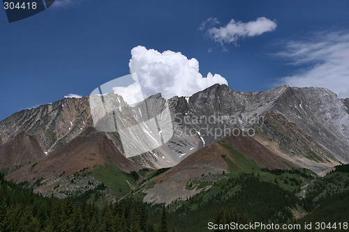 Image of Mountain vista in the Rockies