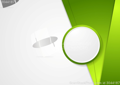 Image of Abstract green corporate vector background