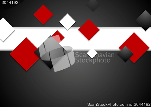 Image of Abstract tech background with squares