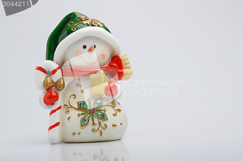 Image of Cheerful snowman