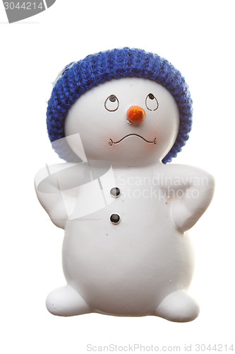 Image of Snowman isolated on white